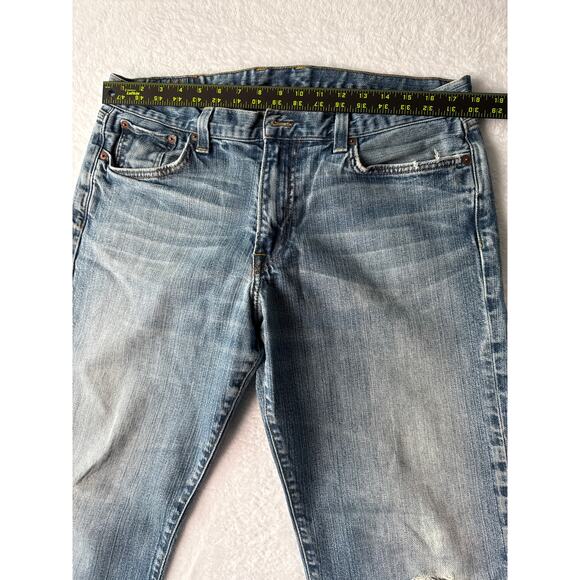Lucky Brand Vintage Straight Men 36 Regular Inseam Gene Montesano Distressed - Picture 4 of 8